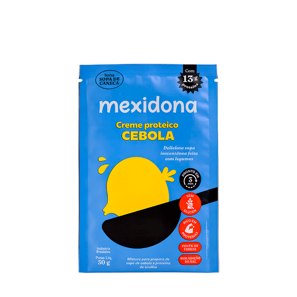 Sopa Creme Proteico Cebola Sem Glúten Mexidona – 30g
