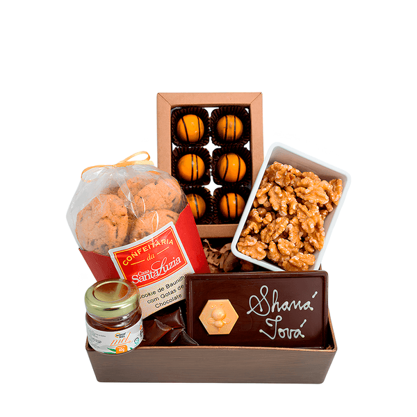Presente Rosh Hashaná Mel e Caramelo - 7 itens