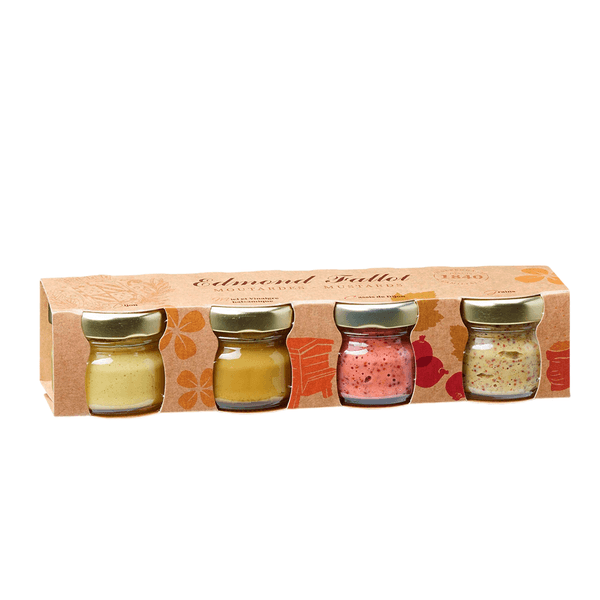 Kit de Mostarda Sortidas Edmond Fallot – 4x25g
