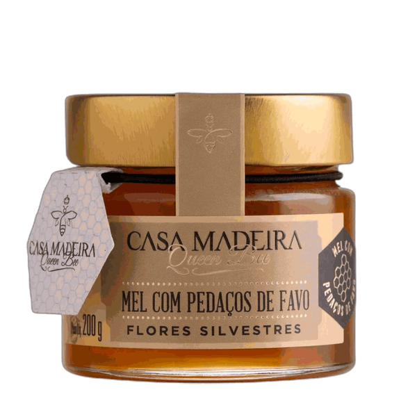 Mel Flores Silvestres com Favo Casa Madeira – 200g