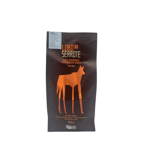 Café Arábica Lobo do Serrote Orgânico em Grãos Nanolote Arara 3 - 250g