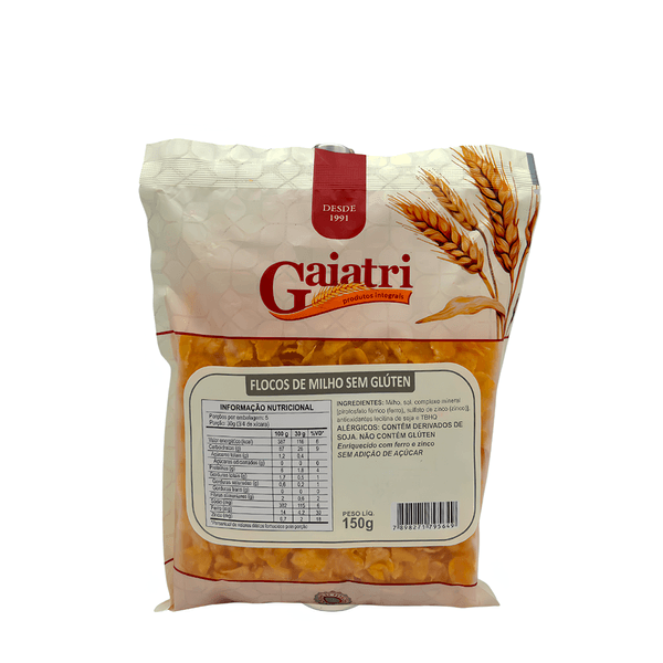 Flocos de Milho Sem Glúten Gaiatri – 150g