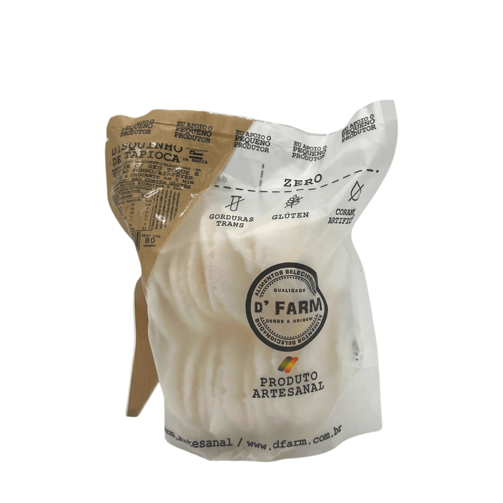 Tapioca Disquinho Sem Glúten D’Farm – 80g