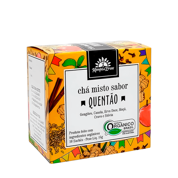 Chá Orgânico Quentão Kampo Ervas – 10 Sachês 10g
