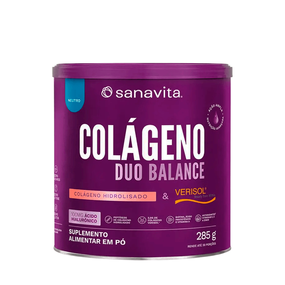 Suplemento Colágeno Hibisco Frutas Duo Balance Sanavita – 330g
