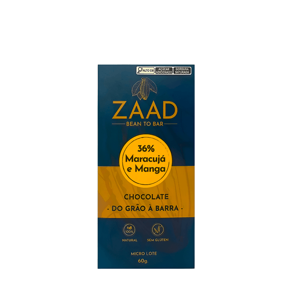 Chocolate Branco Maracujá Manga Zaad – 60g