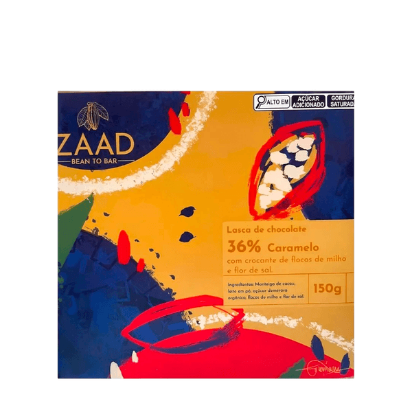 Chocolate Lascas 55% Ao Leite Zaad – 150g