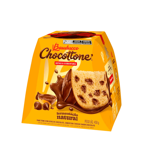 Chocottone Gotas e Cobertura Bauducco – 450g