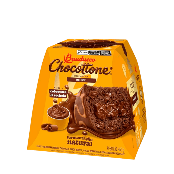 Chocottone Sabor Mousse de Chocolate Bauducco – 450g