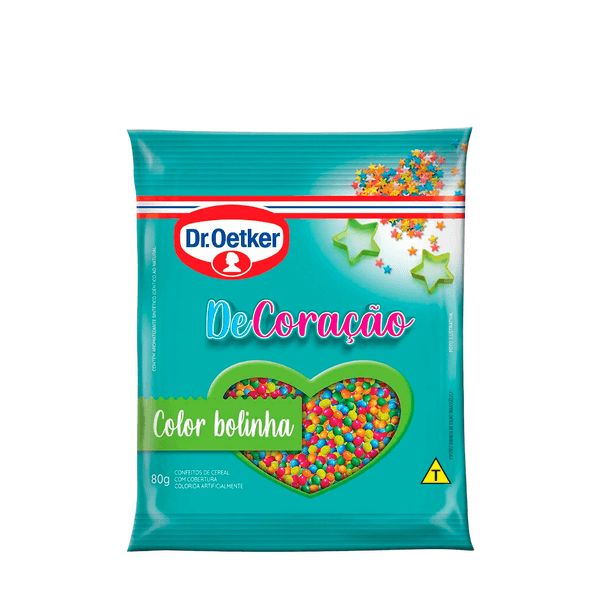 Confeito Color Bolinha Decoração Dr. Oetker – 80g