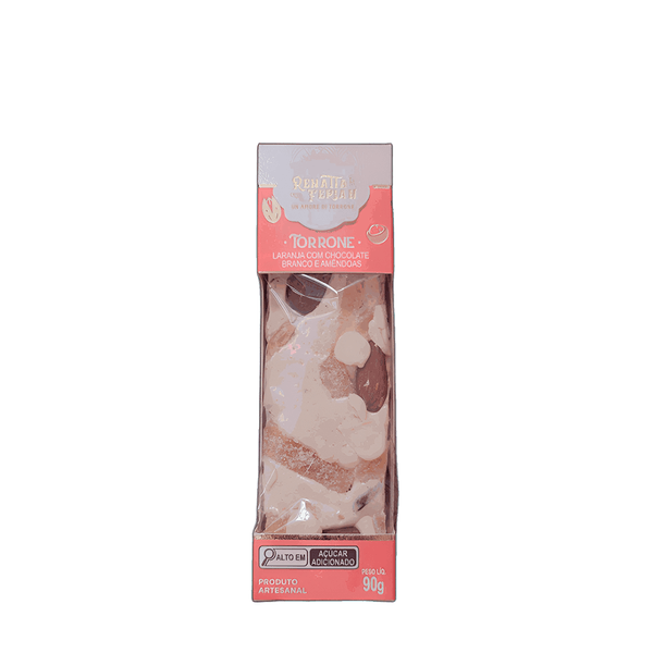 Torrone Laranja com Chocolate Branco Renata Ferian – 90g