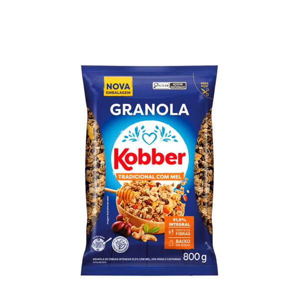 Granola Tradicional com Mel Kobber – 800g