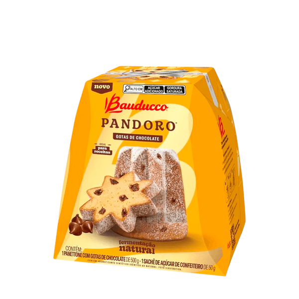 Pandoro com Gotas de Chocolate – 500g