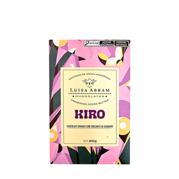 Chocolate Branco com Crocante de Gengibre Luisa Abram – 80g