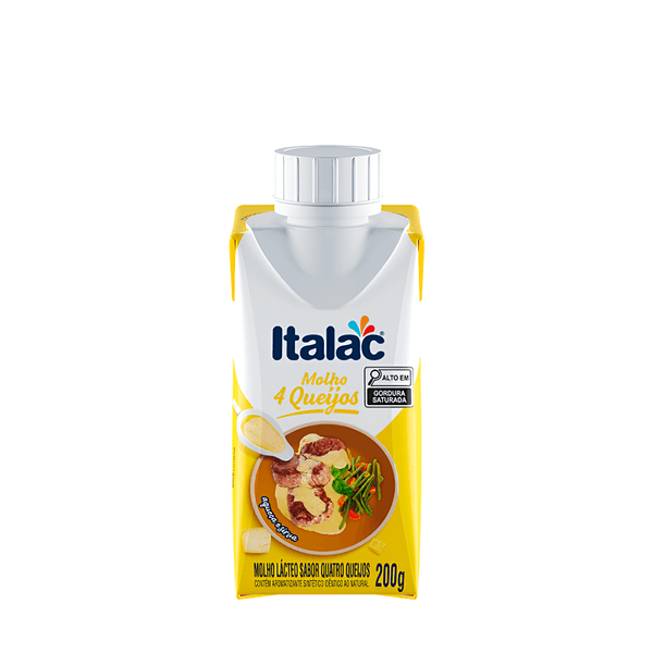 Molho Pronto 4 Queijos Italac – 200g