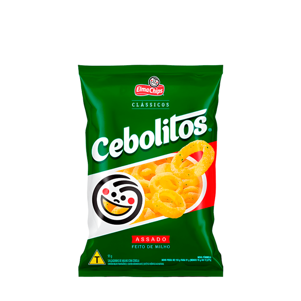 Salgadinho Cebolitos Elma Chips – 91g
