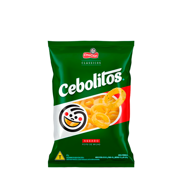 Salgadinho Cebolitos Elma Chips – 45g
