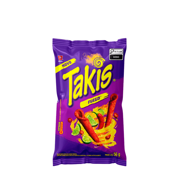 Salgadinho Fuego Sabor Pimenta Takis – 56g