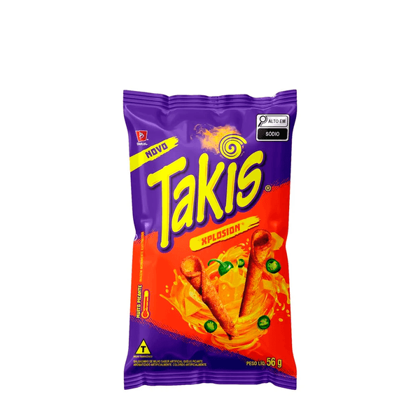 Salgadinho Xplosion Sabor Queijo Picante Takis – 56g