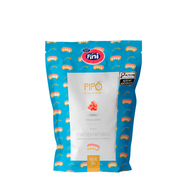 Pipoca Gourmet Sabor Fini Dentaduras Pipó – 80g