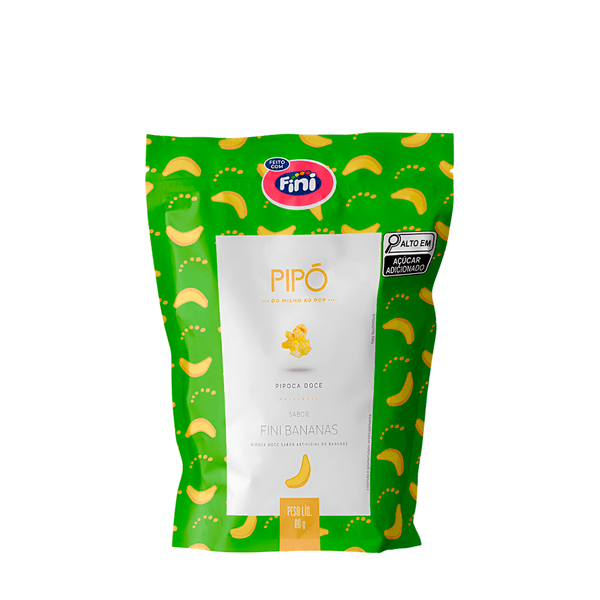 Pipoca Gourmet Sabor Fini Bananinhas Pipó – 80g