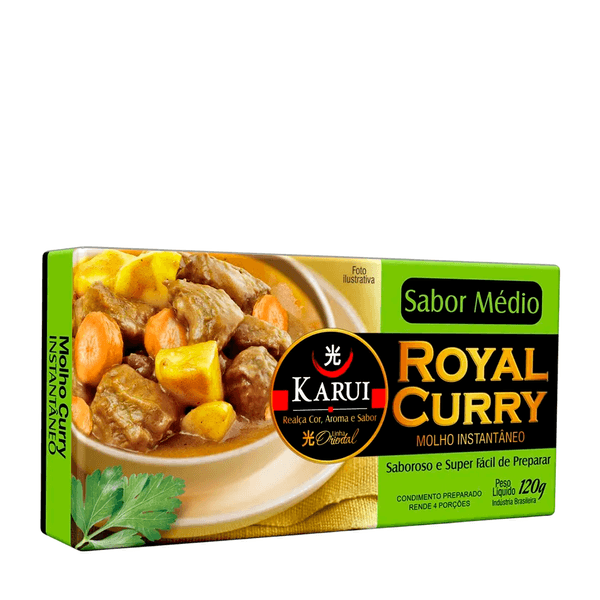 Caldo para Curry Médio Royal Karui – 120g