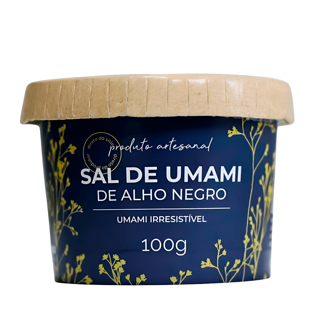 Sal Alho Umami Negro do Sítio – 100g