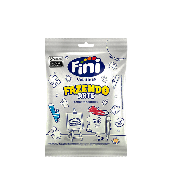 Bala de Gelatina Fazendo Arte Fini – 80g