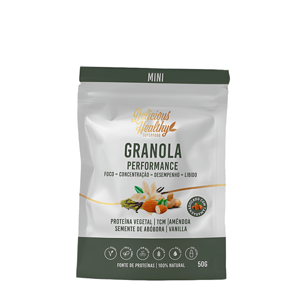 Granola Vegana Delicious Healthy Performance – 50g