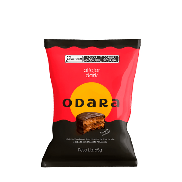 Alfajor Meio Amargo 70% Cacau Odara Alfajores – 65g