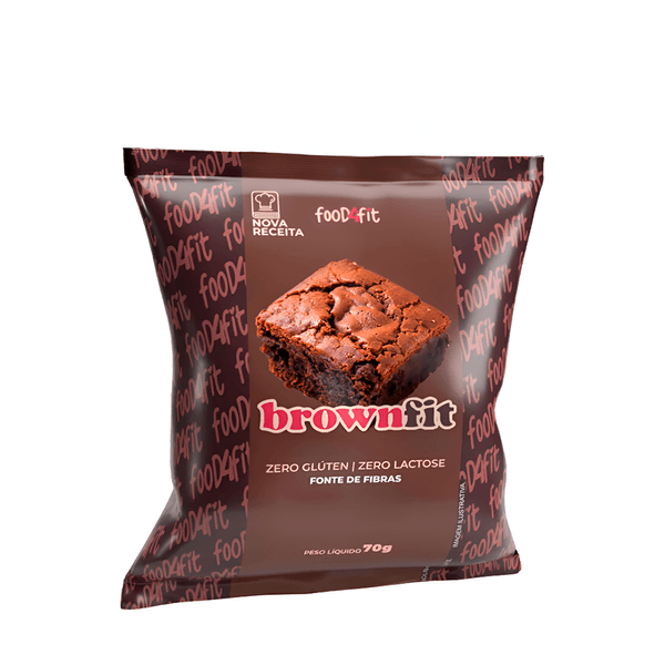 Brownfit Zero Glúten e Zero Lactose Food4Fit – 70g