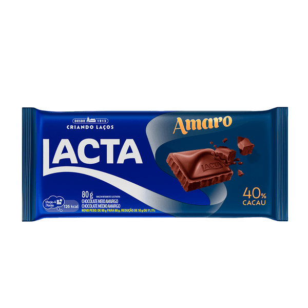 Chocolate Amaro Lacta – 80g