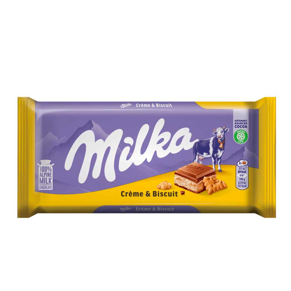 Chocolate Cream Biscuit Milka – 100g