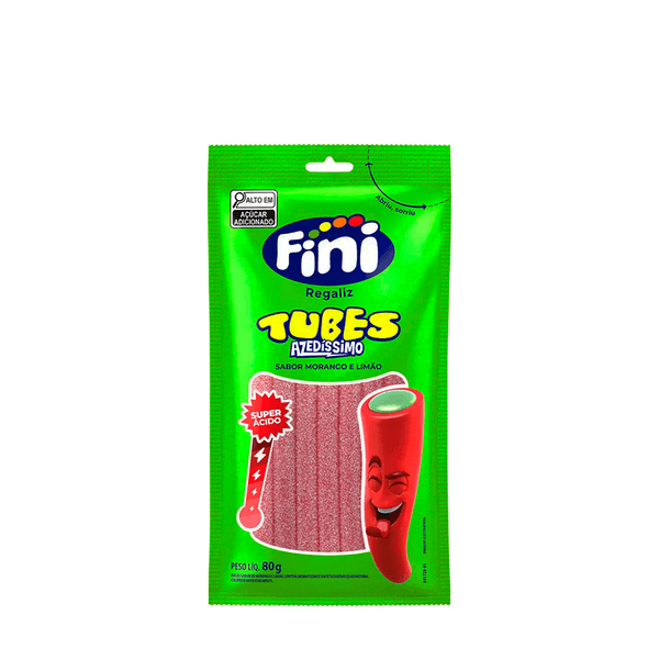 BalaTubes Sabor Morango Limão Fini– 80g