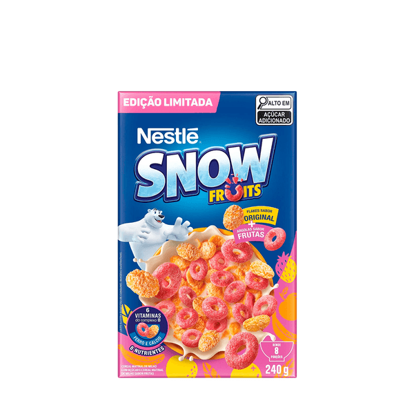Cereal Snow Sabor Frutas Nestlé - 240g