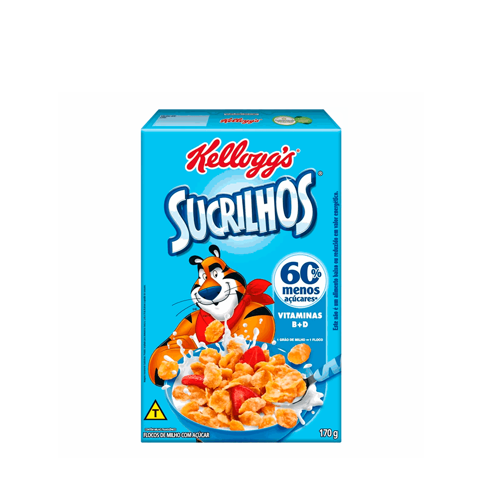 Cereal 60% Menos Açúcar Kellogg’s – 170g