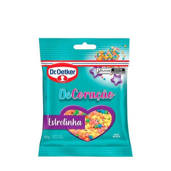 Confeito Estrelinha Dr Oetker - 80g