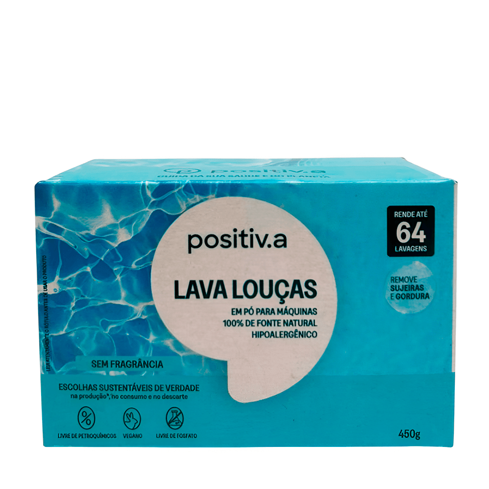 Lava Louças em Pó Positiva 450g