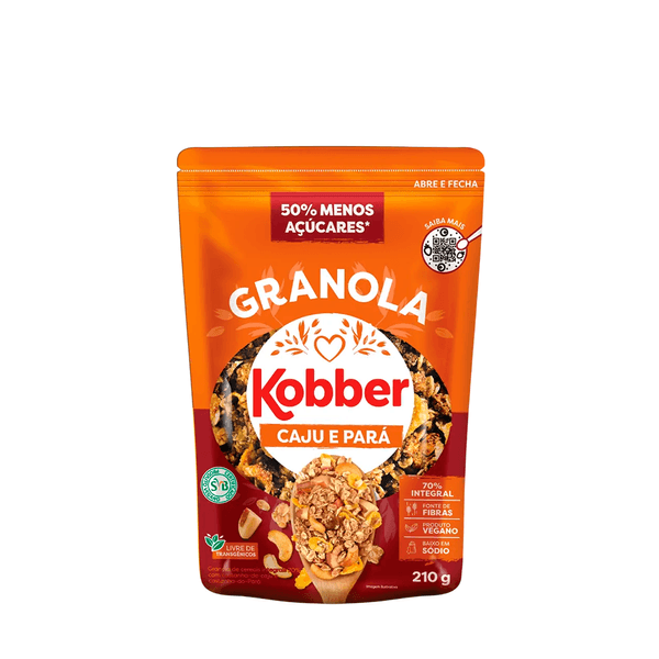 Granola Caju e Pará Kobber - 210g
