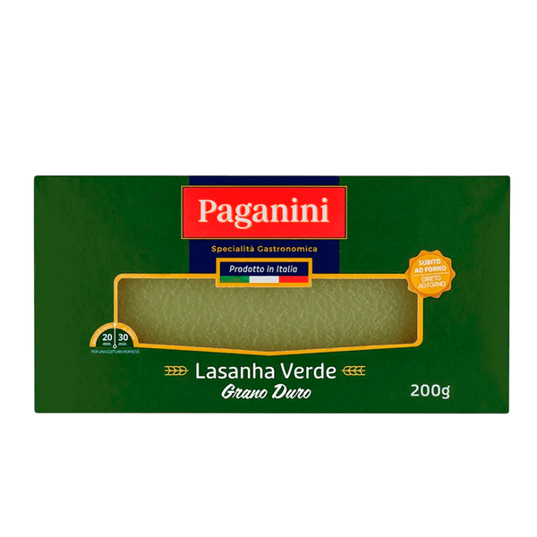 Massa Lasanha Verde Paganini – 200g