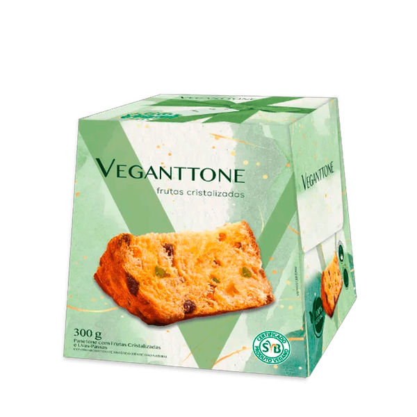 Panettone Veganttone Frutas Cristalizadas Romanato Alimentos – 300g