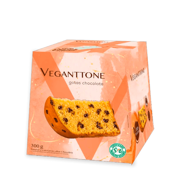 Panettone Veganttone Gotas de Chocolate Romanato Alimentos – 300g