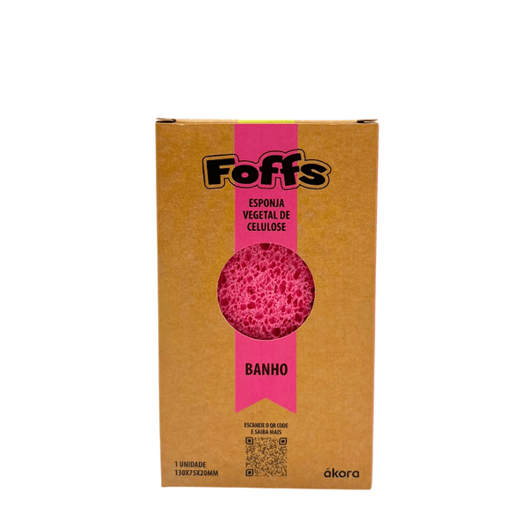 Esponja de Banho Rosa Foffs Akora – 25g