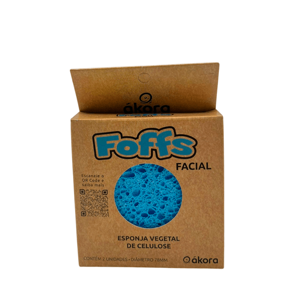 Esponja Facial Azul Foffs Akora– 15g