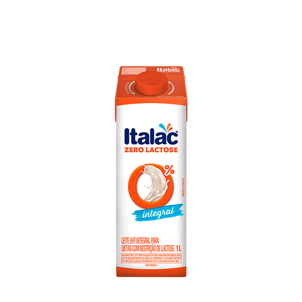 Leite UHT Sem Lactose Integral Italac – 1L