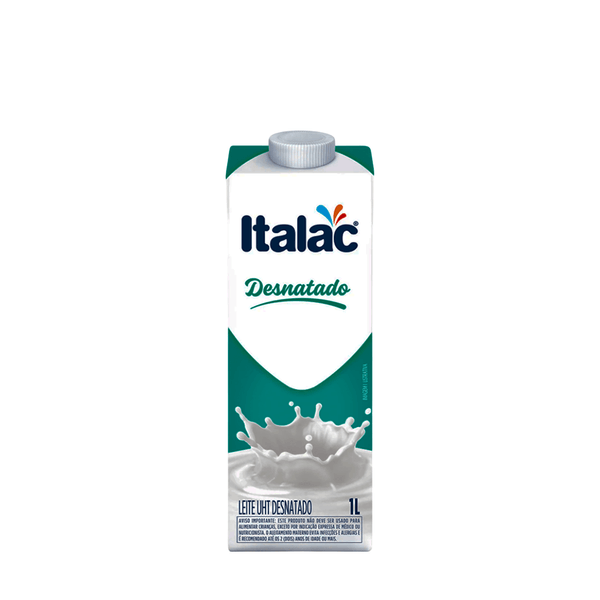 Leite Desnatado UHT Italac – 1L