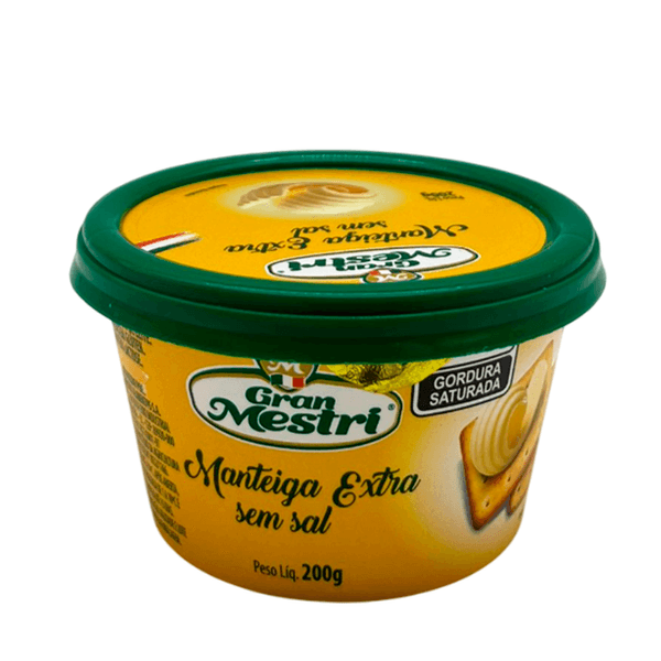 Manteiga Extra Sem Sal Gran Mestri – 200g