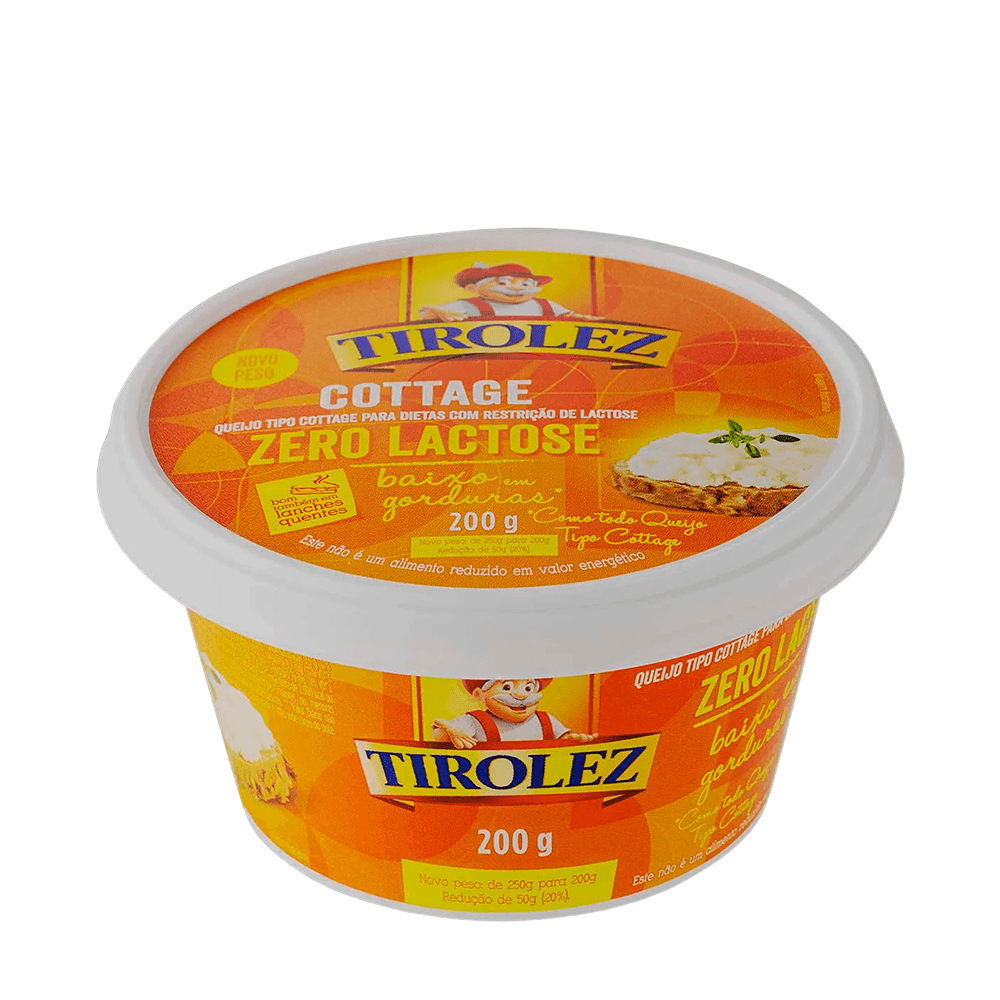 Queijo Cottage Sem Lactose Tirolez - 200g