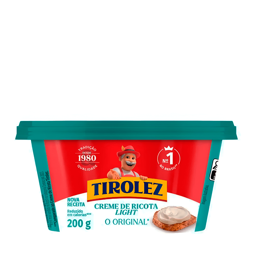Creme de Ricota Light Tirolez – 200g