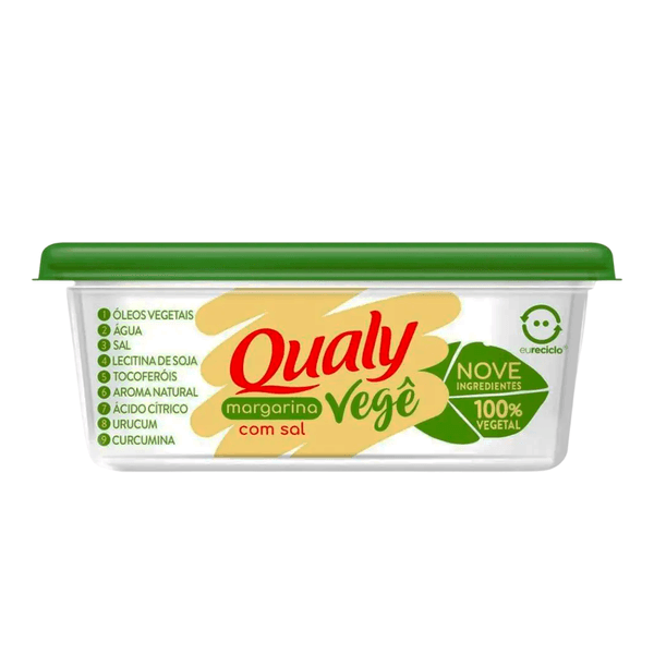 Margarina Vegetal com Sal Qualy – 250g